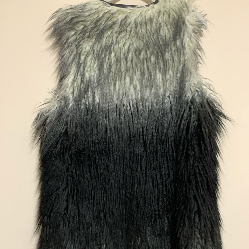 Aryn k fake fur vest
